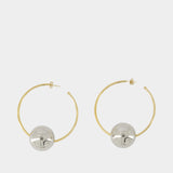 Hoops Ga Earrings - Isabel Marant - Metal - Gold
