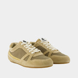 Senny Low Gd Sneakers - Isabel Marant - Leather - Khaki