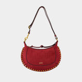 Oskan Moon Shoulder Bag - Isabel Marant - Leather - Red