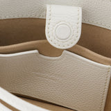 B-Buzz白色小牛皮小号手提包单肩包