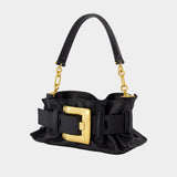 Anthem Mini Shoulder Bag - Balmain - Leather - Black
