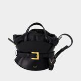 Shuffle Mini Bag - Balmain - Leather - Black
