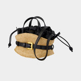 Shuffle Mini Bag - Balmain - Raffia - Neutral