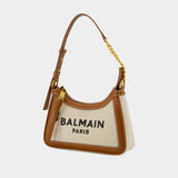 B-Army Shoulder Bag - Balmain - Canvas - Neutral