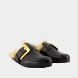 Anthem Mules - Balmain - Leather - Black