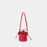 Shuffle Mini Bag - Balmain - Leather - Red