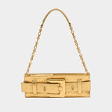 Anthem Clutch - Balmain - Leather - Gold