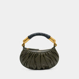 Ebene Mini Bag - Balmain - Leather - Green