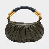Ebene Mini Bag - Balmain - Leather - Green
