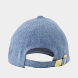 Emb Logo Hat - Balmain - Cotton - Blue