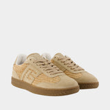 Swan Sneakers - Balmain - Leather - Beige