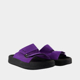 Etna Sandals - Veja - Leather - Purple