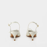 Milanaise Pumps - Rouje - Leather - Beige