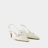 Milanaise Pumps - Rouje - Leather - Beige