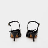 Milanaise Pumps - Rouje - Leather - Black