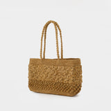 Square Shopper Bag - Rouje - Raffia - Neutral