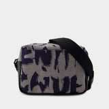 Camera 蓝色丹宁相机包斜挎包