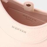 Mini Cross Bar 粉色小羊皮手提包单肩包