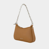 T Bar Mini Handbag - Alexander McQueen - Leather - Brown