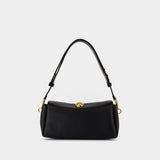 Carrousel Bag 黑色小羊皮单肩包斜挎包