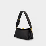 Carrousel Bag 黑色小羊皮单肩包斜挎包