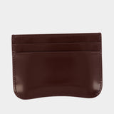 Paris Paris Cardholder - AMI Paris - Leather - Bordeaux