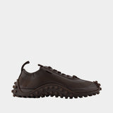 Mirage Sneakers - AMI Paris - Leather - Brown