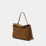 Rodeo Top Handle Bag M - Balenciaga - Leather - Brown