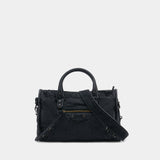 Le City Bag S - Balenciaga - Canvas - Black