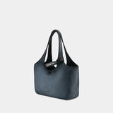 Lau East West Shoulder Bag S - Balenciaga - Leather - Grey