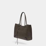 Le City Medium Shoulder Bag - Balenciaga - Leather - Khaki