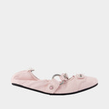 City Ballerinas - Balenciaga - Leather - Pink