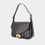 Clicca M Shoulder Bag - Balenciaga - Leather - Black