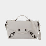 Le City Nano Shopper Bag - Balenciaga - Leather - White