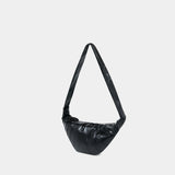 Medium Croissant Shoulder Bag - Lemaire - Cotton - Black