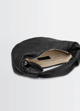 Mini Fortune Croissant Purse - Lemaire - Leather - Black