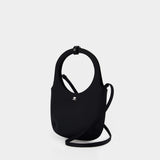 Holy Shoulder Bag - Courreges - Satin - Black