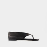 Sandals - Courreges - Leather - Black
