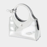 Mini Holy Day Mirror Purse - Courreges - Synthetic - Silver