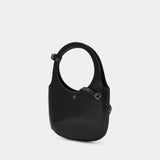 Holy Handbag - Courreges - Leather - Black