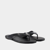 Vinyl Sandals - Courreges - Cotton - Black