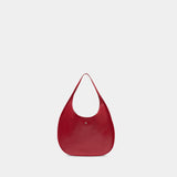 Flat Holy Shoulder Bag - Courreges - Leather - Red