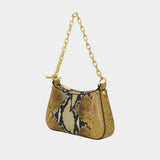 T Bar Mini Handbag - Alexander McQueen - Leather - Brown