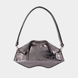 Manta Clutch - Alexander McQueen - Leather - Silver