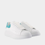 Oversized Sneakers - Alexander McQueen - Leather - White