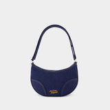 Boogie Moon Shoulder Bag - Maison Kitsune - Denim - Blue