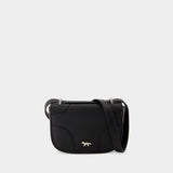 Mini Boogie Crossbody - Maison Kitsune - Leather - Black