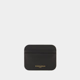 Edie Card case - Maison Kitsune - Leather - Black
