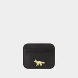 Edie Card case - Maison Kitsune - Leather - Black