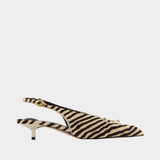 Les Slingbacks Cubisto B - Jacquemus - Leather - Beige
